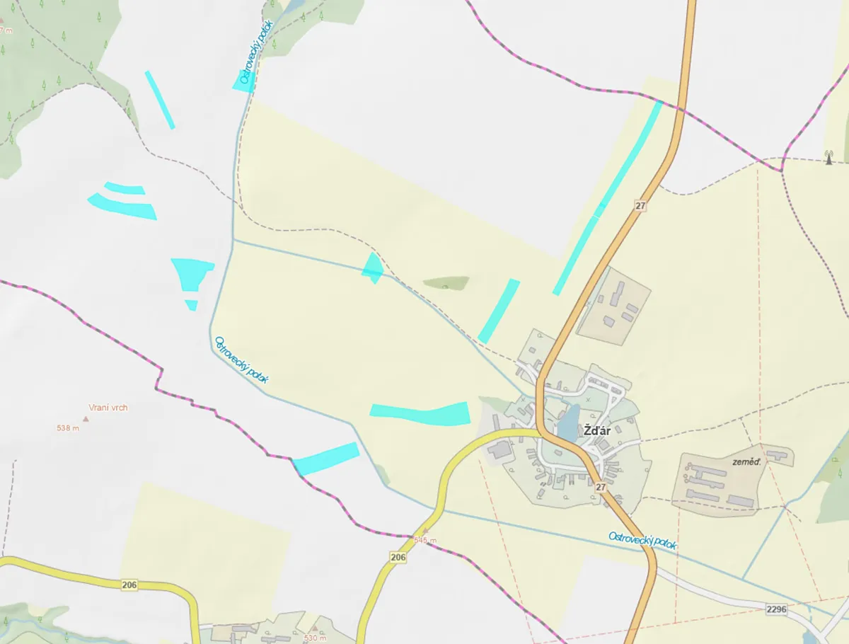 Prodej pole 44456 m²
